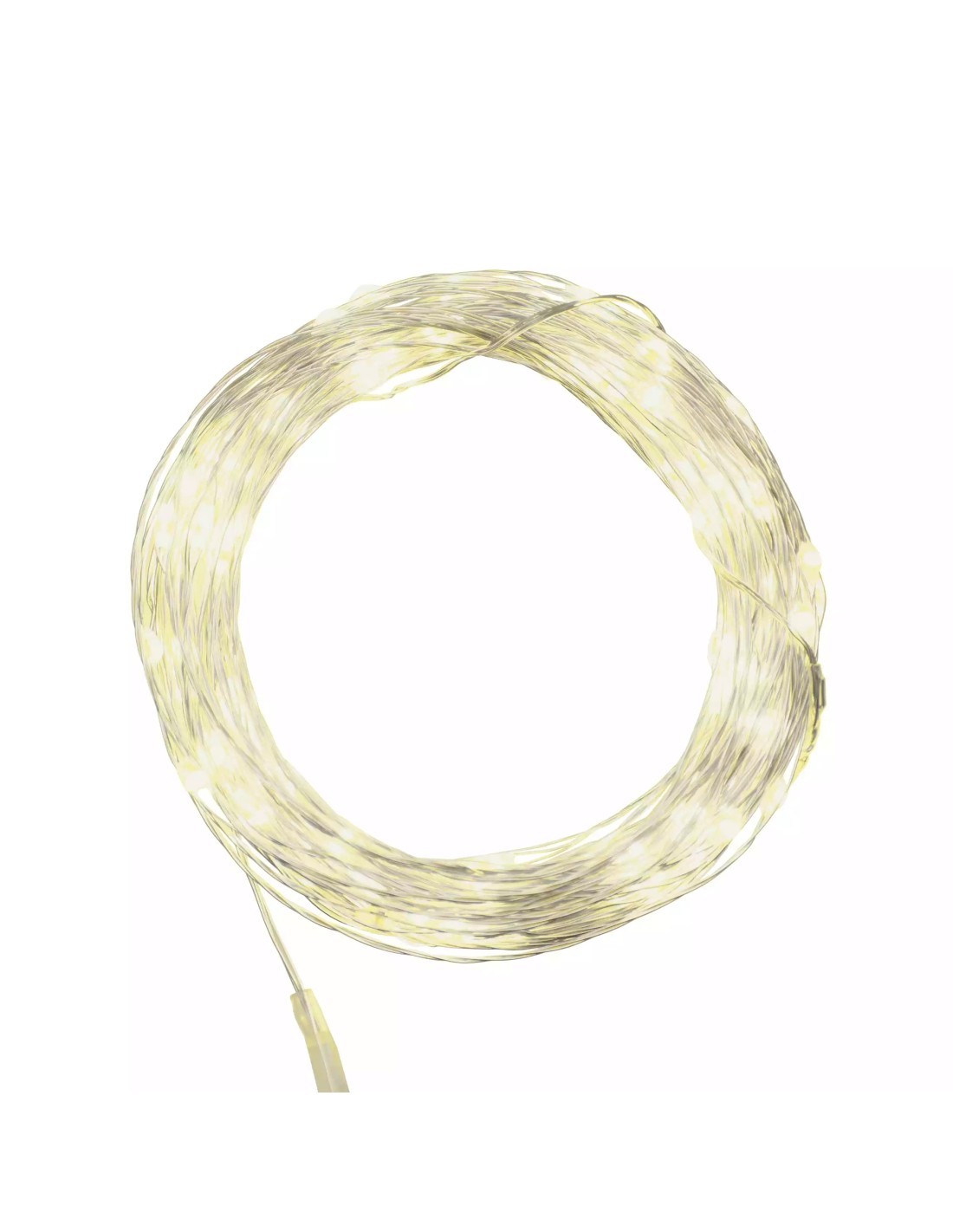 CATENA LUMINOSA 65918 80MICROLED BIANCO CALDO TIMER su TreG Ingrosso