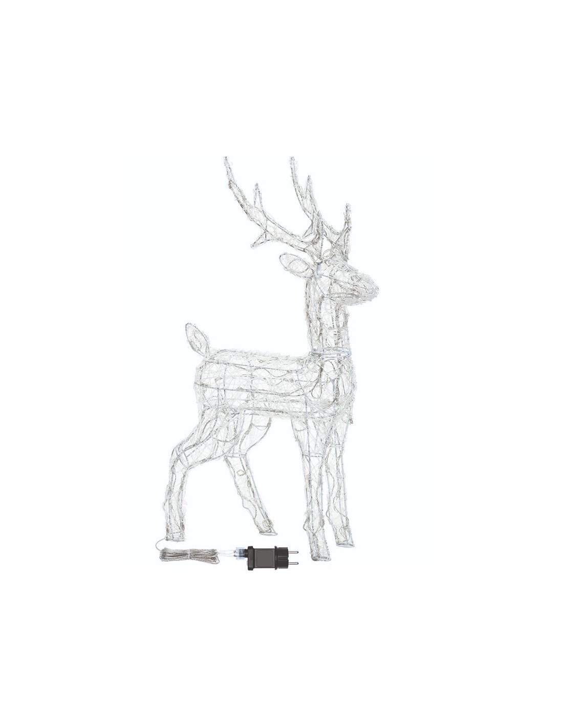 RENNA 3D 63846 85CM 120LED BIANCO su TreG Ingrosso
