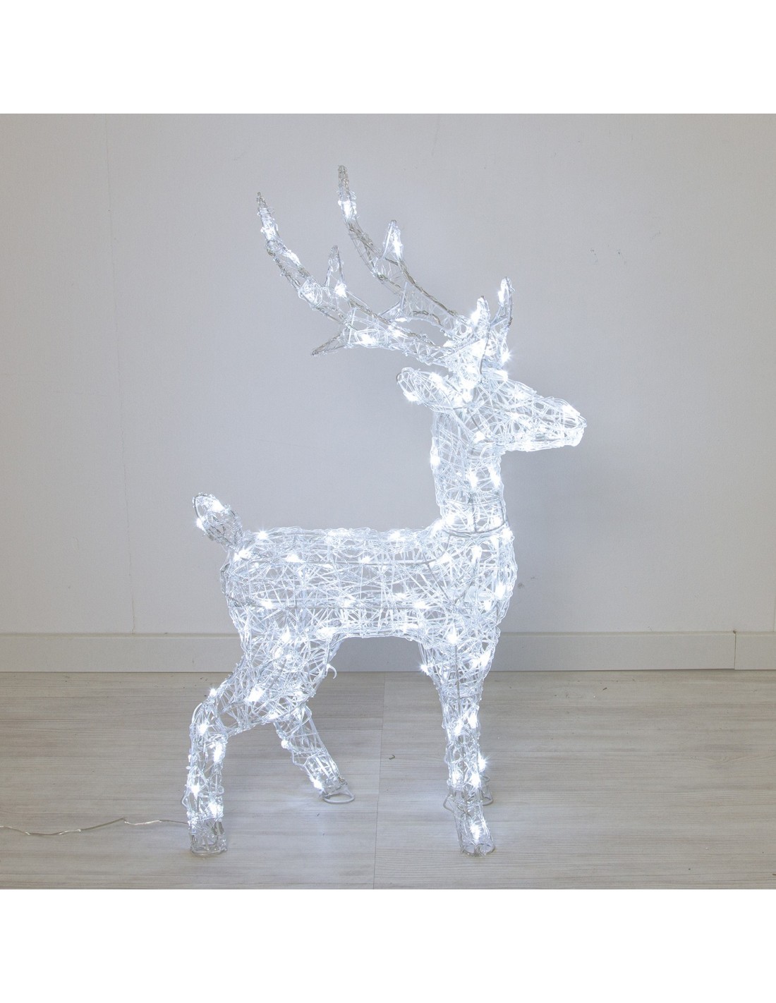 RENNA 3D 63846 85CM 120LED BIANCO su TreG Ingrosso
