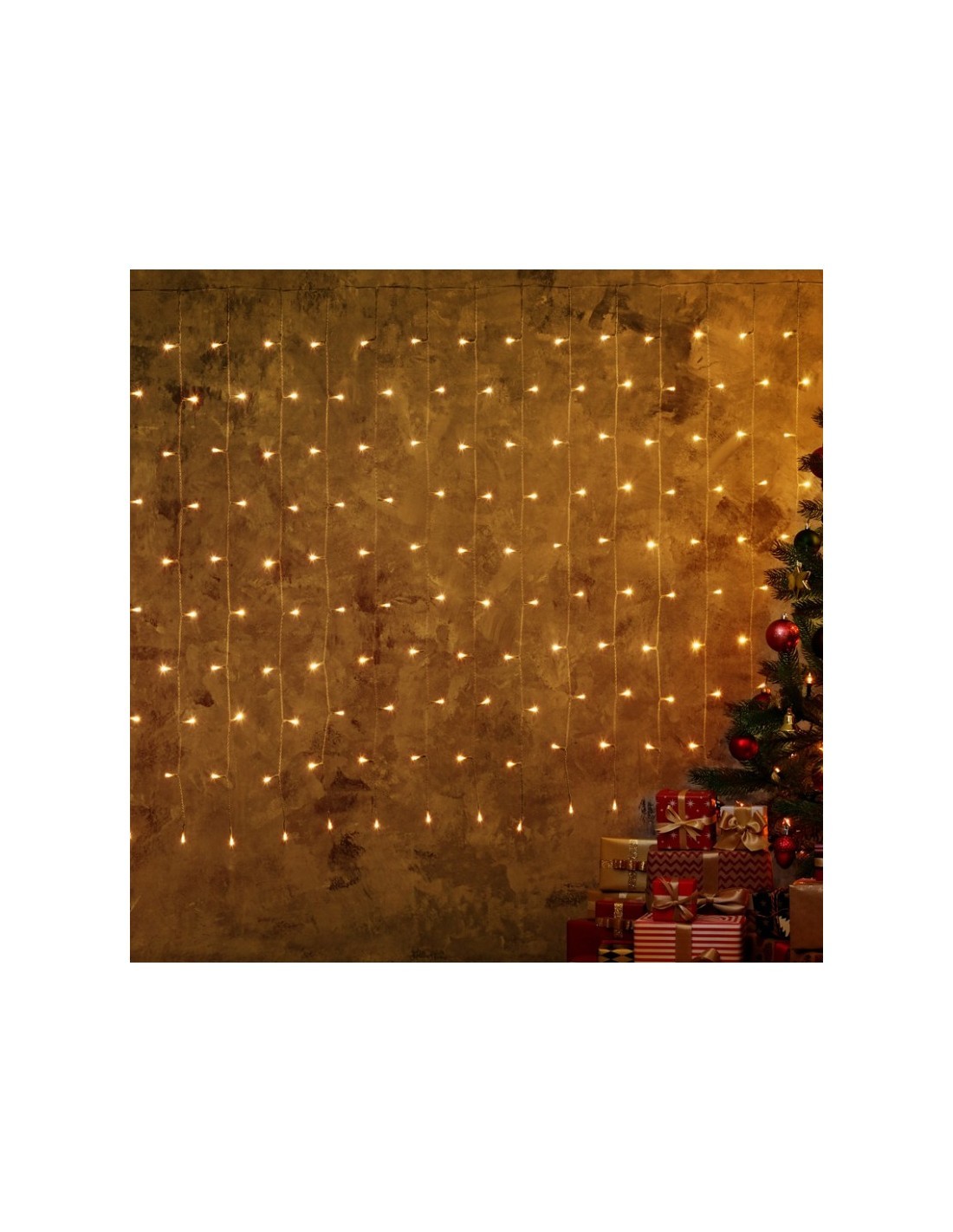 SERIE LUMINOSA 66281 TENDA 500LED BIANCO CALDO su TreG Ingrosso