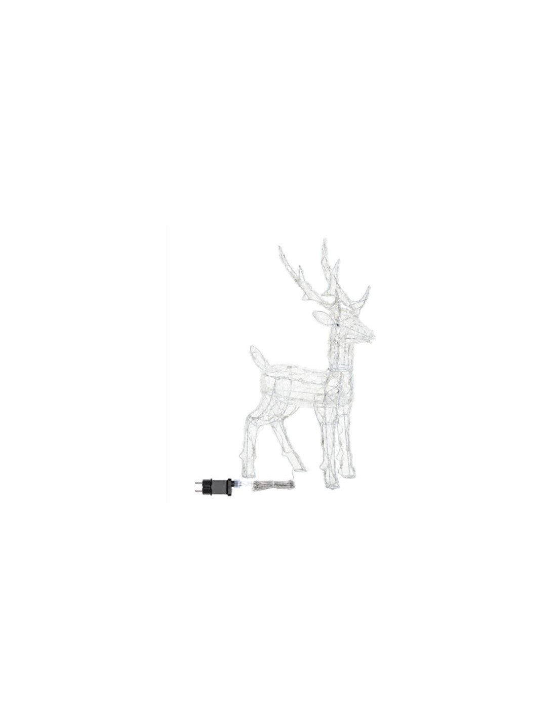 RENNA 3D 05990 65CM 80LED BIANCO su TreG Ingrosso