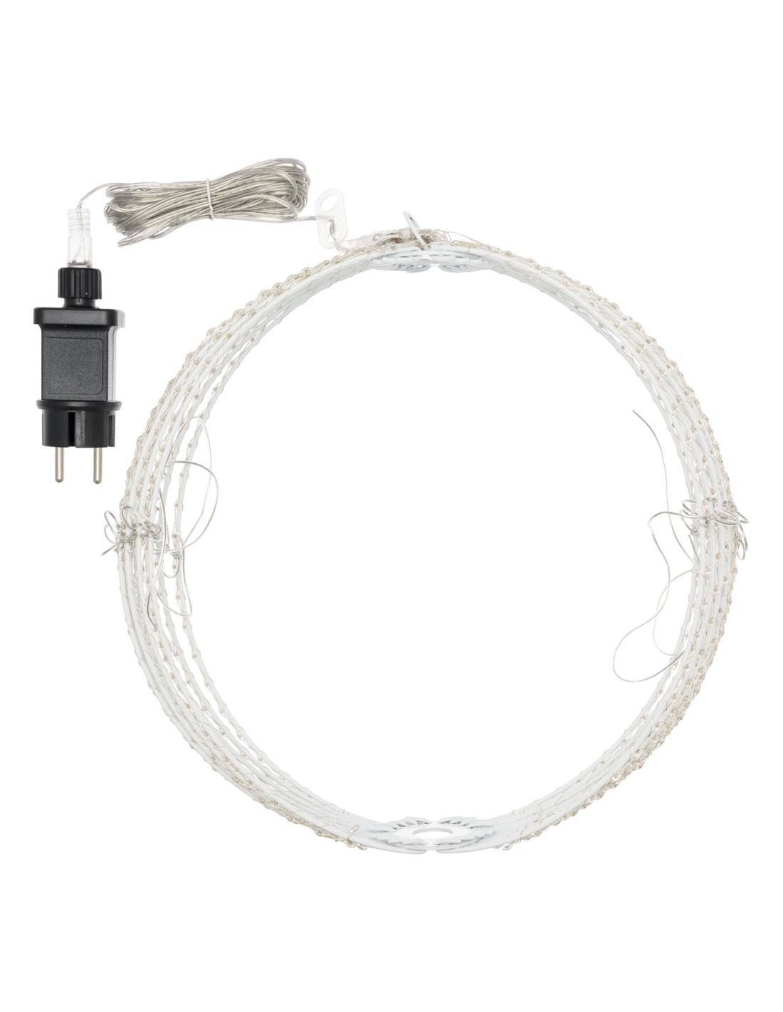 SFERA 3D RIPIEGABILE Ø30CM METALLO BIANCO 500 MICROLED MULTIFLASH R...