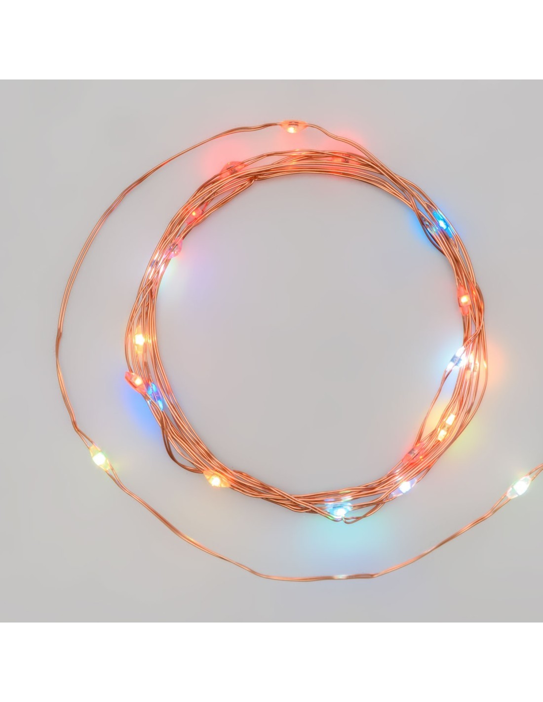 CATENA LINEARE 2M 20 MICROLED MULTIFLASH RGB Ø1,5MM, VERSIONE PDQ, ...