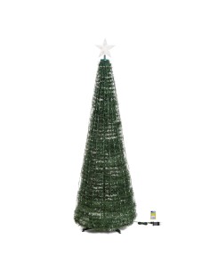 ALBERO CONICO PVC VERDE H180CM RIPIEGABILE 304 GOCCE DI LUCE PIXEL ...