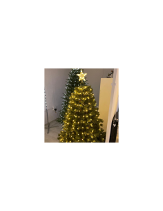 TENDA MANTELLO VERDE H155CM + PUNTALE STELLA PER DECORARE ALBERI NA...