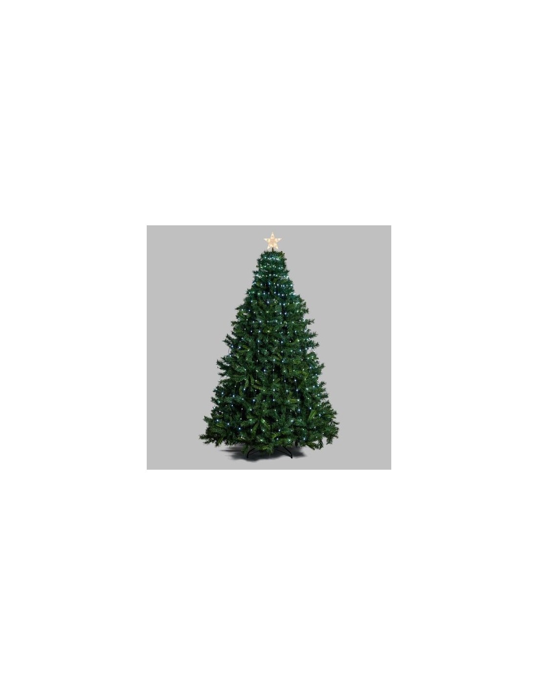 TENDA MANTELLO VERDE H155CM + PUNTALE STELLA PER DECORARE ALBERI NA...