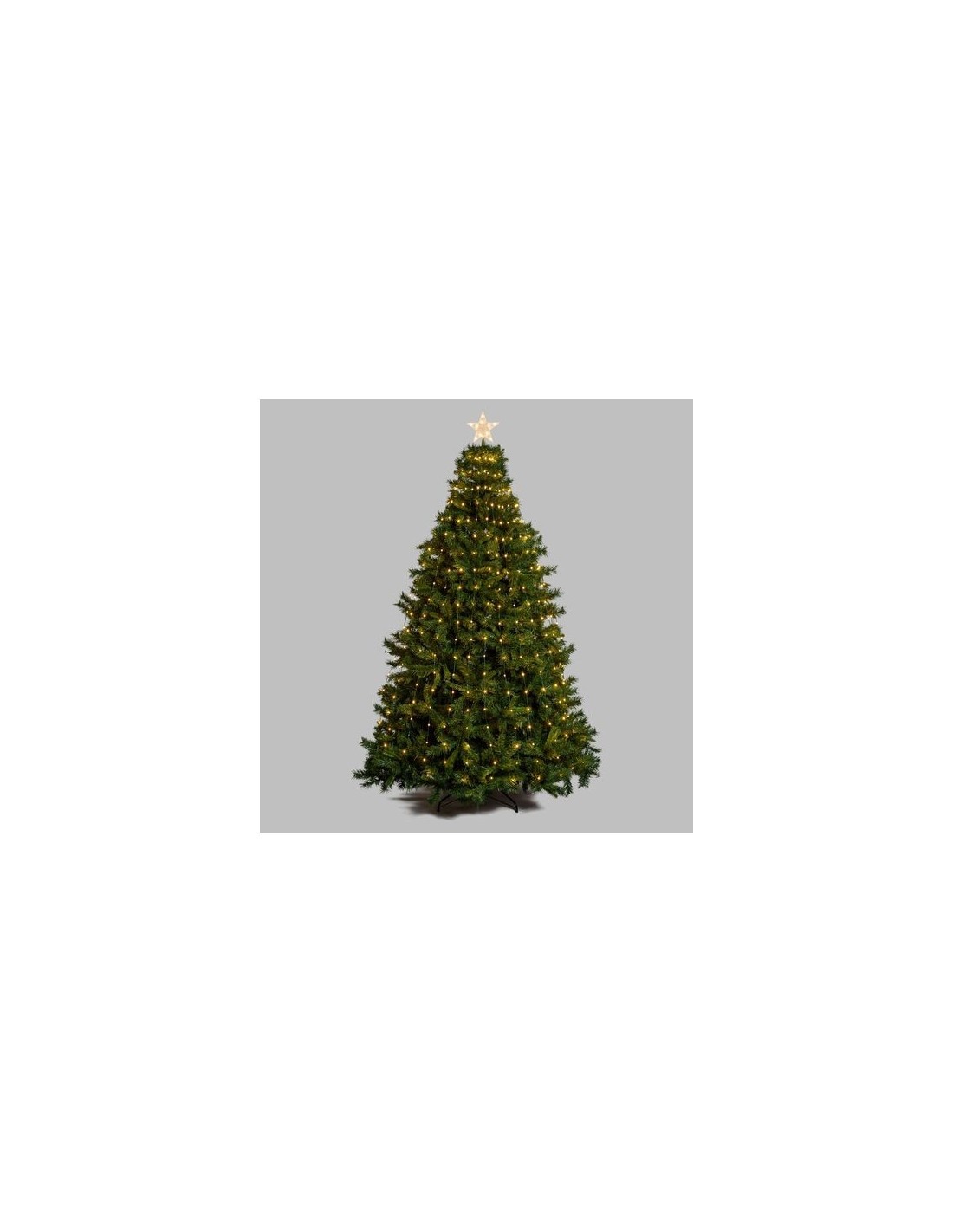 TENDA MANTELLO VERDE H155CM + PUNTALE STELLA PER DECORARE ALBERI NA...