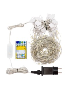 TENDA 300XH100CM 300 GOCCE DI LUCE PIXEL LED HB 360 BIANCO CALDO E ...