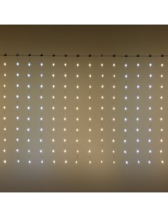 TENDA 300XH100CM 300 GOCCE DI LUCE PIXEL LED HB 360 BIANCO CALDO E ...