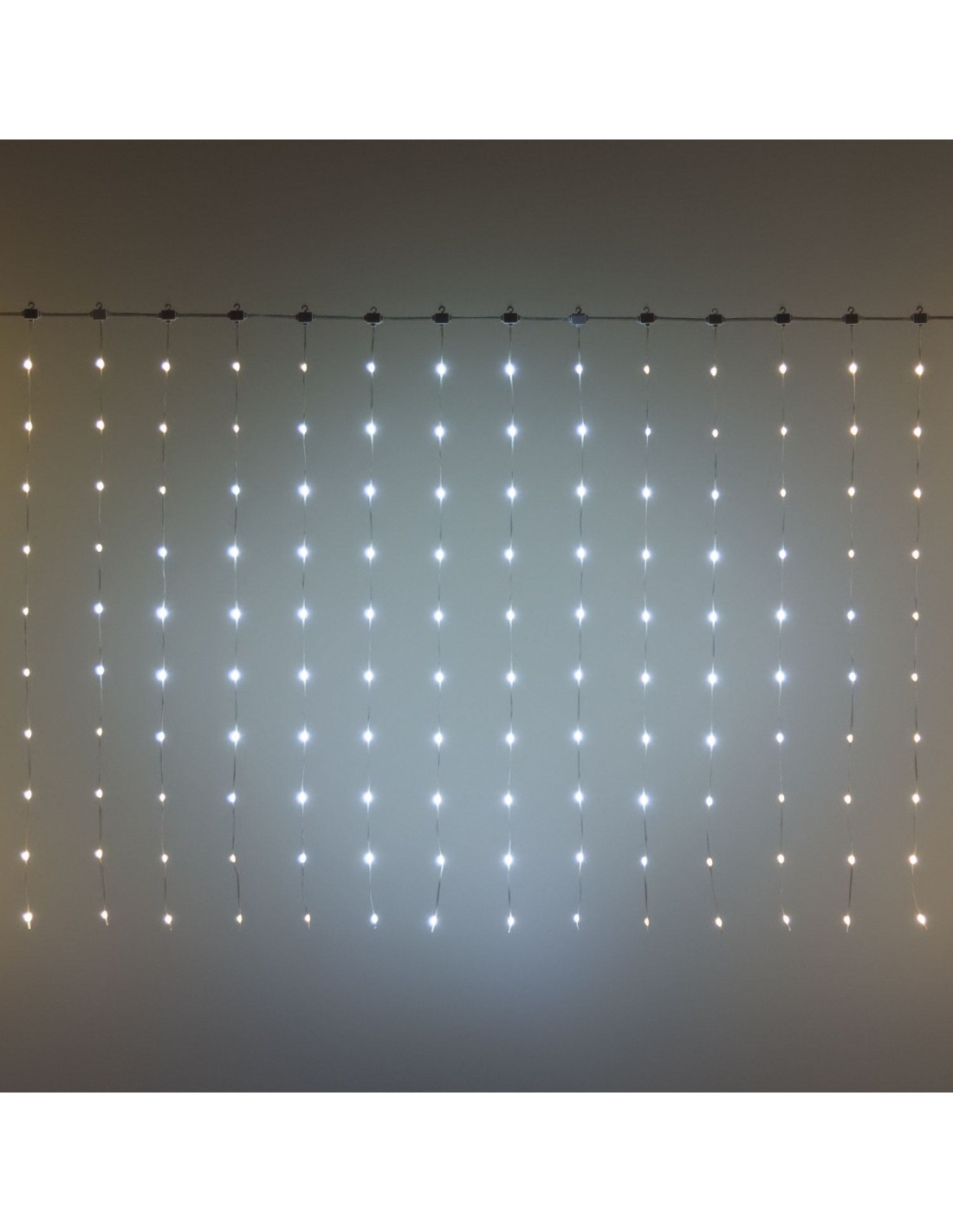 TENDA 300XH100CM 300 GOCCE DI LUCE PIXEL LED HB 360 BIANCO CALDO E ...