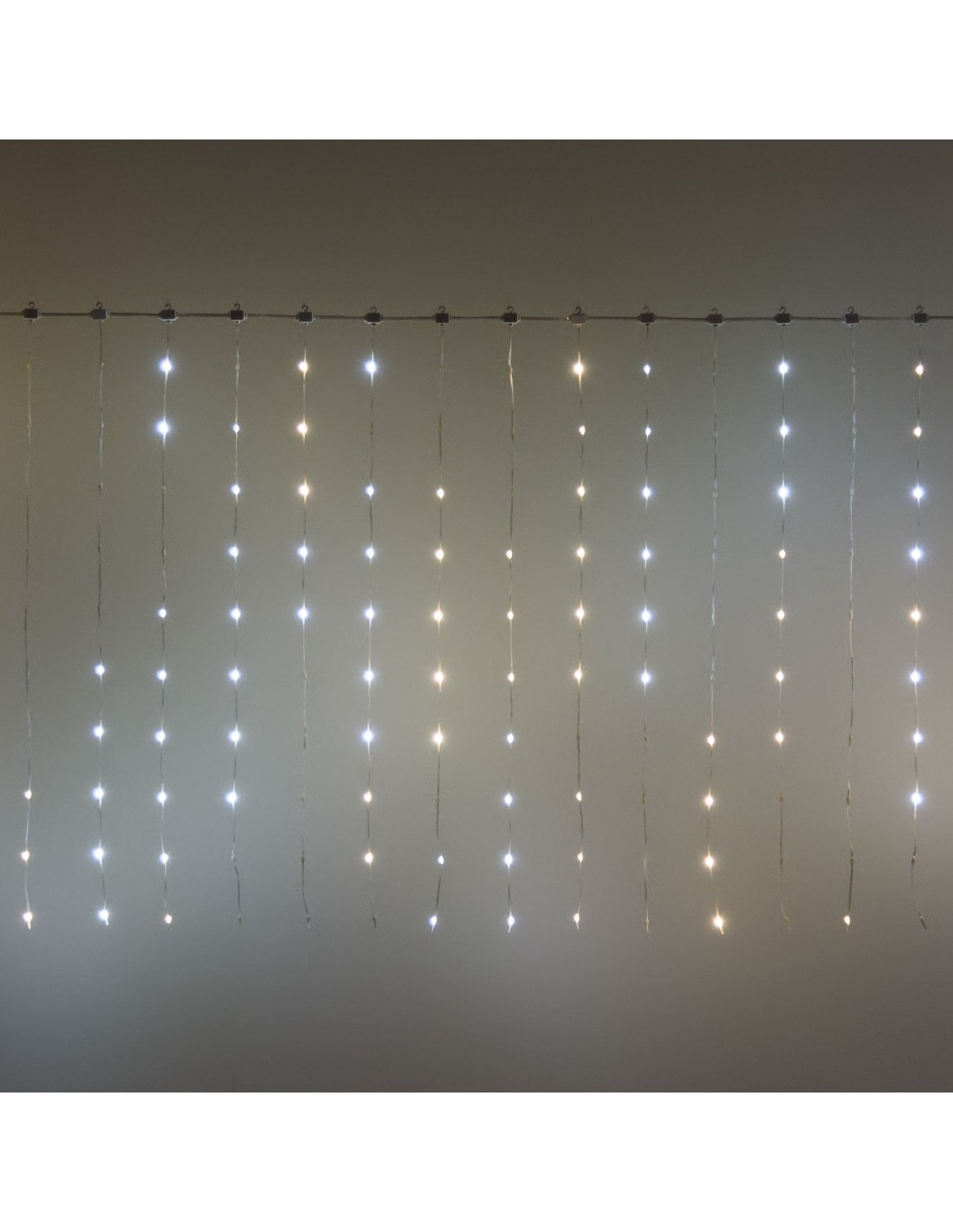 TENDA 300XH100CM 300 GOCCE DI LUCE PIXEL LED HB 360 BIANCO CALDO E ...