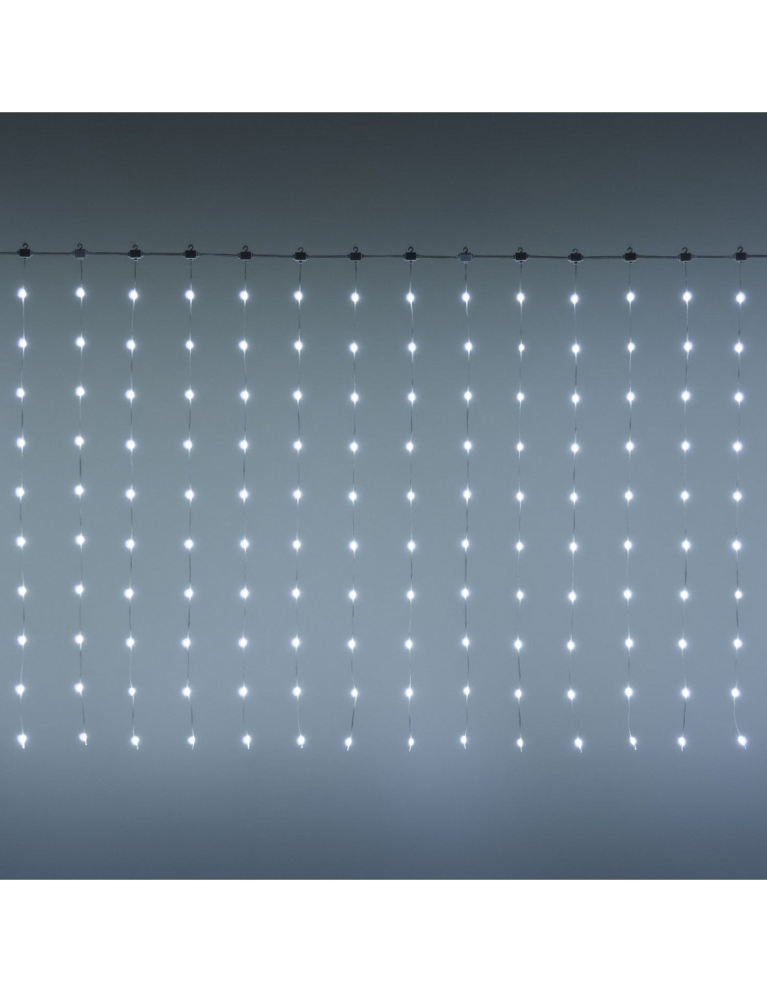 TENDA 300XH100CM 300 GOCCE DI LUCE PIXEL LED HB 360 BIANCO CALDO E ...