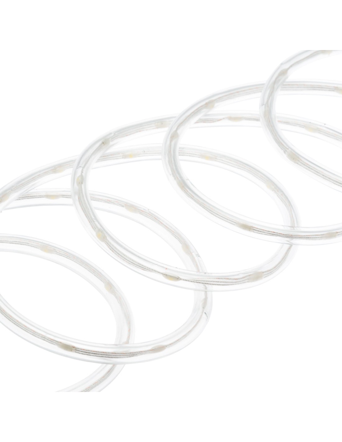 TUBO LUMINOSO Ø10MM PNM 10M 200 GOCCE LED 360 BIANCO CALDO Ø4MM, LE...