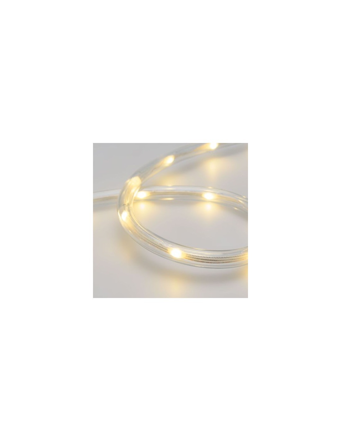 TUBO LUMINOSO Ø10MM PNM 10M 200 GOCCE LED 360 BIANCO CALDO Ø4MM, LE...