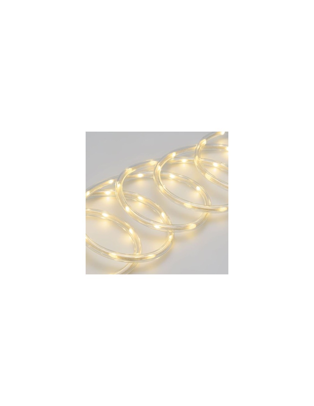 TUBO LUMINOSO Ø10MM PNM 10M 200 GOCCE LED 360 BIANCO CALDO Ø4MM, LE...