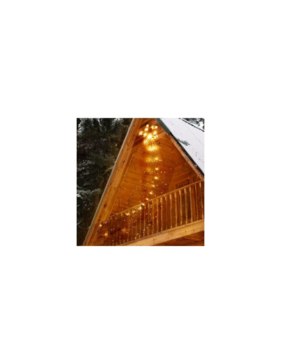 MAGIC ALBERO STELLA COMETA 3M 290 GOCCE DI LUCE LED 360 BIANCO CALD...