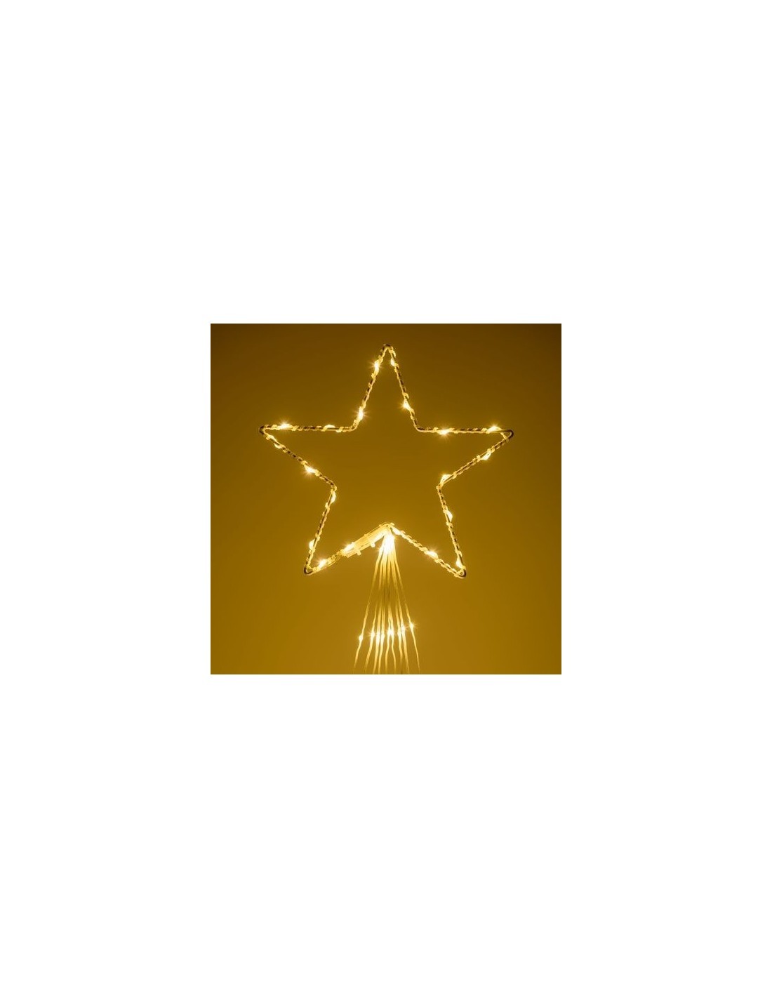 MAGIC ALBERO STELLA COMETA 3M 290 GOCCE DI LUCE LED 360 BIANCO CALD...