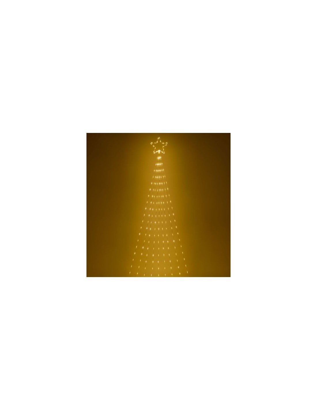 MAGIC ALBERO STELLA COMETA 3M 290 GOCCE DI LUCE LED 360 BIANCO CALD...