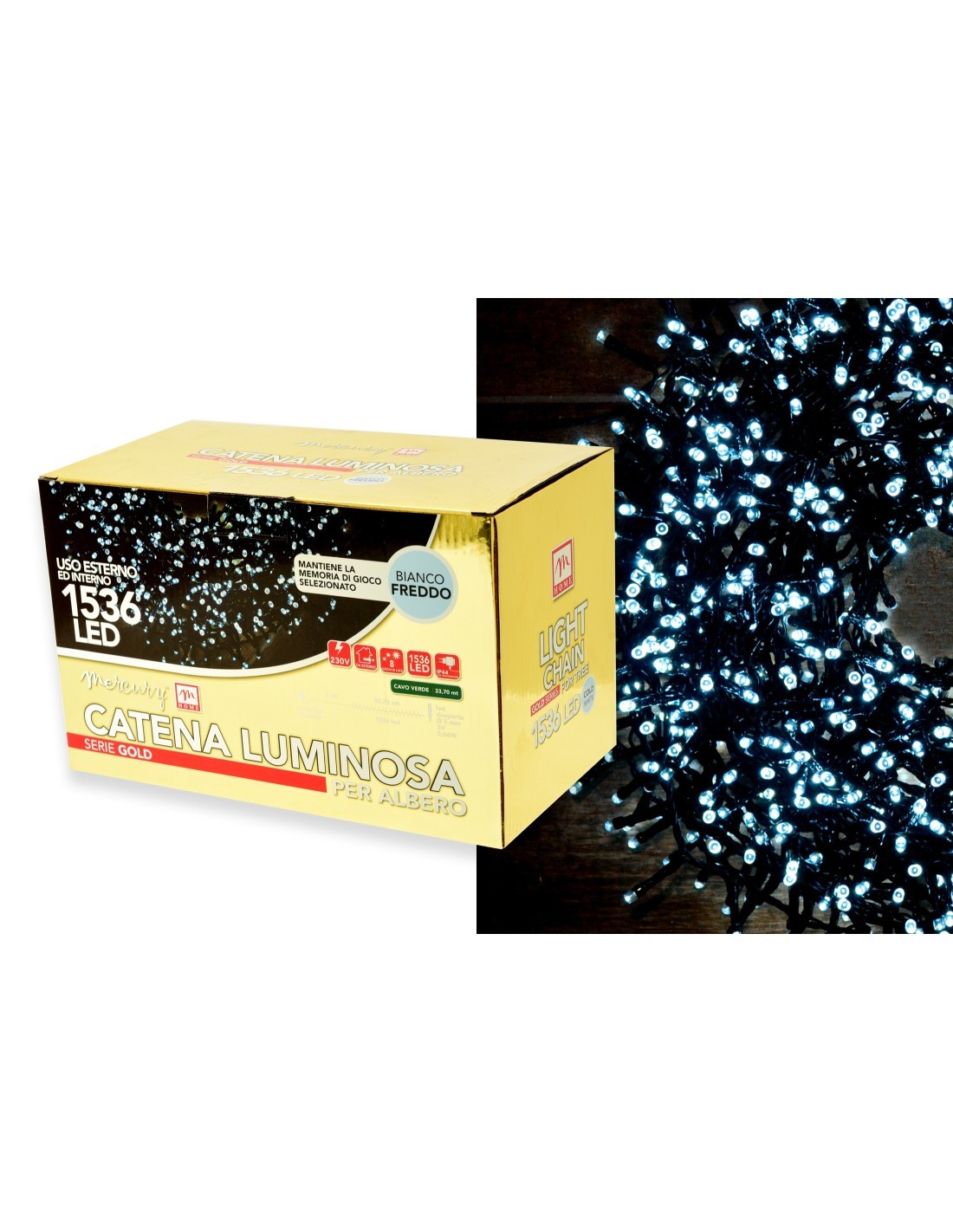 S/LUM 87686 CATENA 1536LED BIANCO FREDDO su TreG Ingrosso