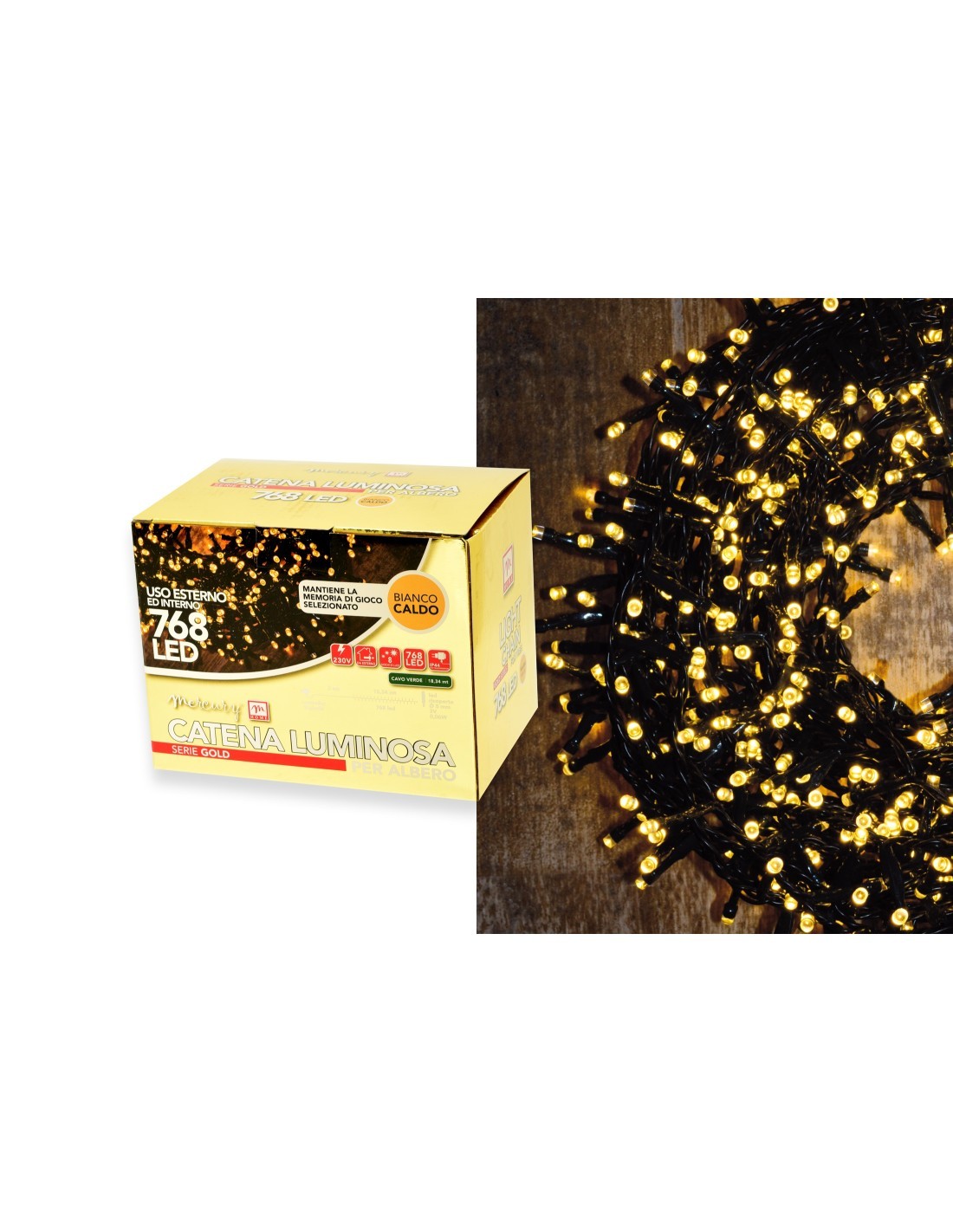 S/LUM 87617 CATENA 768LED BIANCO CALDO su TreG Ingrosso