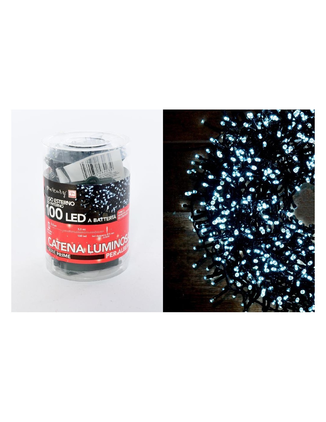 S/LUM 84234 CATENA 100LED BIANCO su TreG Ingrosso