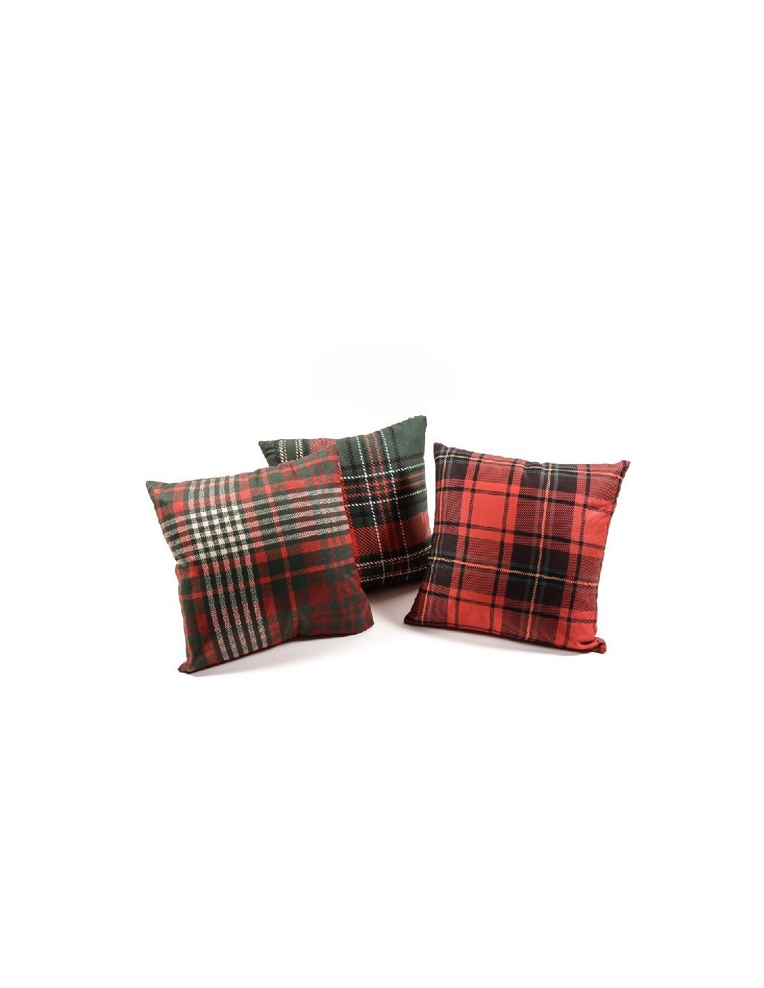 CUSCINO TARTAN LINE 45X45CM ASSORTITO su TreG Ingrosso