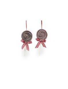 PENDENTE LECCA LECCA ARGILLA MORBIDA 7X2X14,5CM ASSORTITO su TreG I...