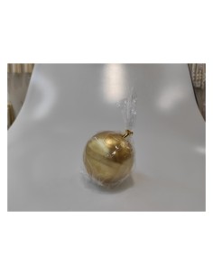 CANDELA SFERA LUCIDA D8CM ORO su TreG Ingrosso