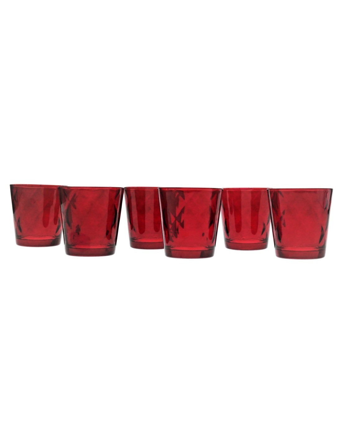 CONF 6 BICCHIERI KALEIDO 25CL LUSTRO ROSSO su TreG Ingrosso