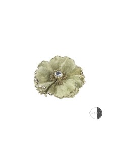 MAGNOLIA GRIGIA D15CM CON CLIP POLIESTERE su TreG Ingrosso
