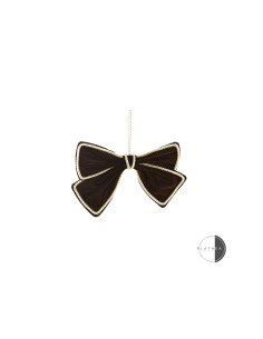 FIOCCO MARRONE 20X17CM POLIESTERE su TreG Ingrosso