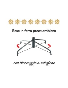 ALBERO DES ALPES 210 FLOCCATO FLORA su TreG Ingrosso
