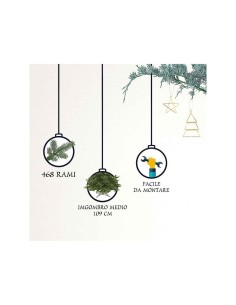 ALBERO DES ALPES 210 FLOCCATO FLORA su TreG Ingrosso