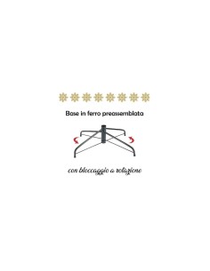 ALBERO DES ALPES 240 FLOCCATO FLORA su TreG Ingrosso