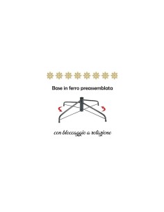 ALBERO GALAXY 240cm FLOCCATO CON GLITTER 14430 su TreG Ingrosso