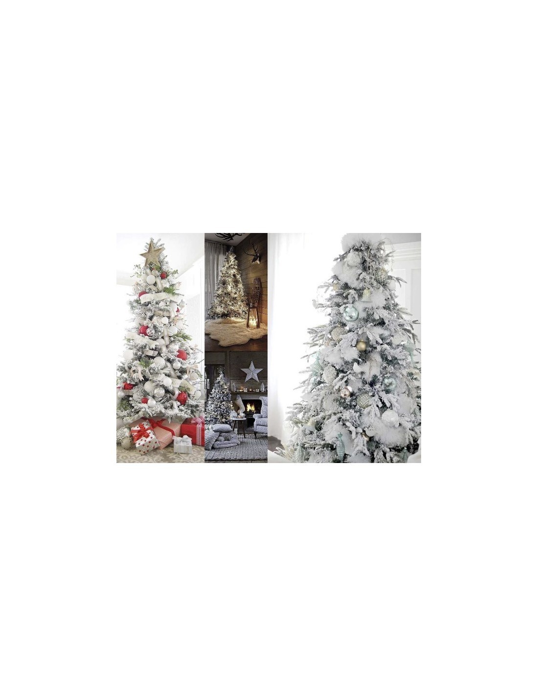 ALBERO GALAXY 240cm FLOCCATO CON GLITTER 14430 su TreG Ingrosso