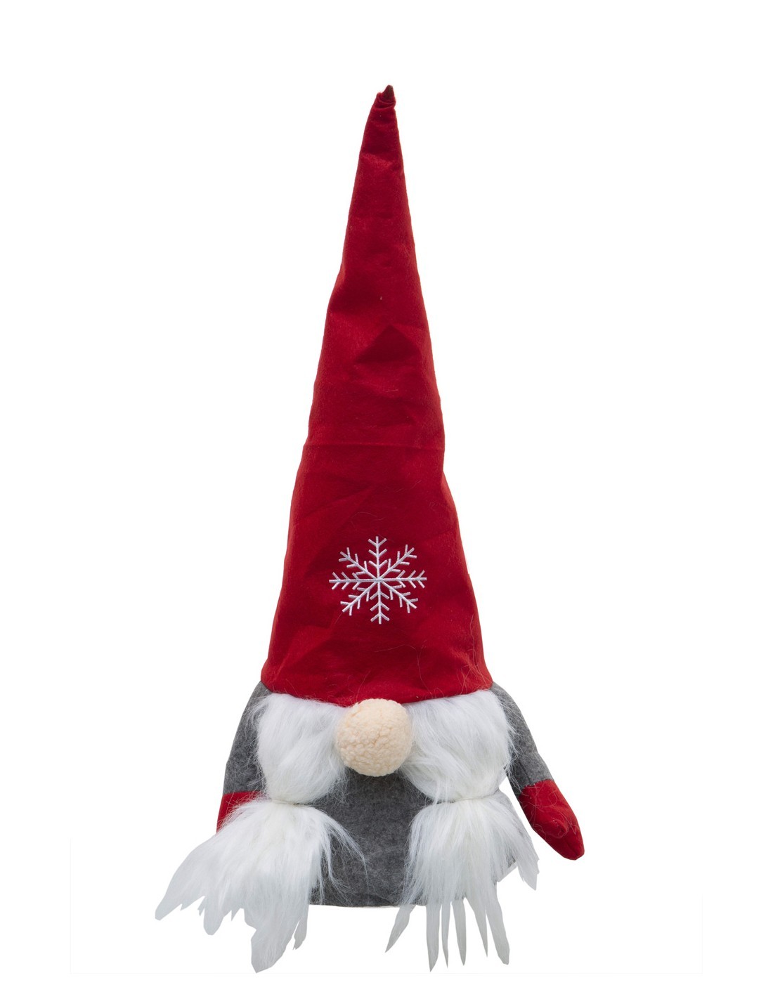 PUNTALE 71681 NONNA NATALE 62CM ROSSO su TreG Ingrosso