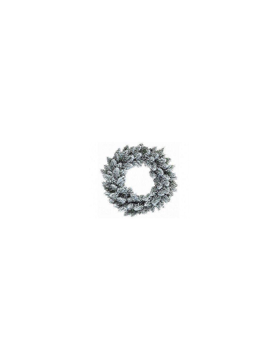 CORONA INNEVATA 55 CM FLORA su TreG Ingrosso