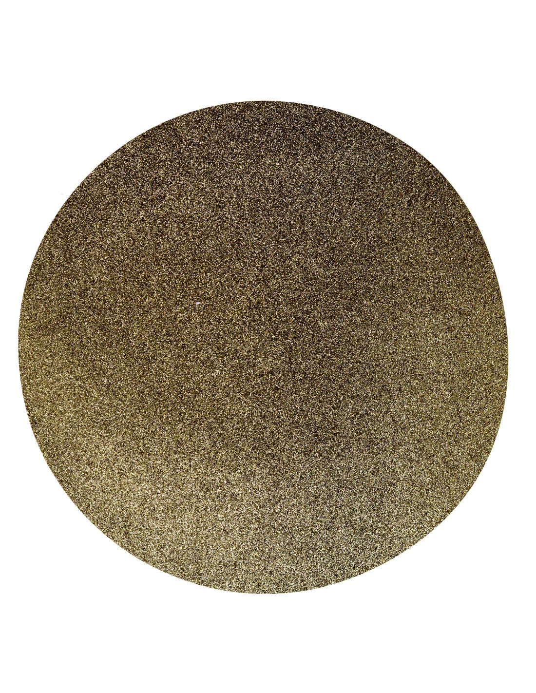 TOVAGLIETTA PLASTICA D38CM GLITTER ORO su TreG Ingrosso