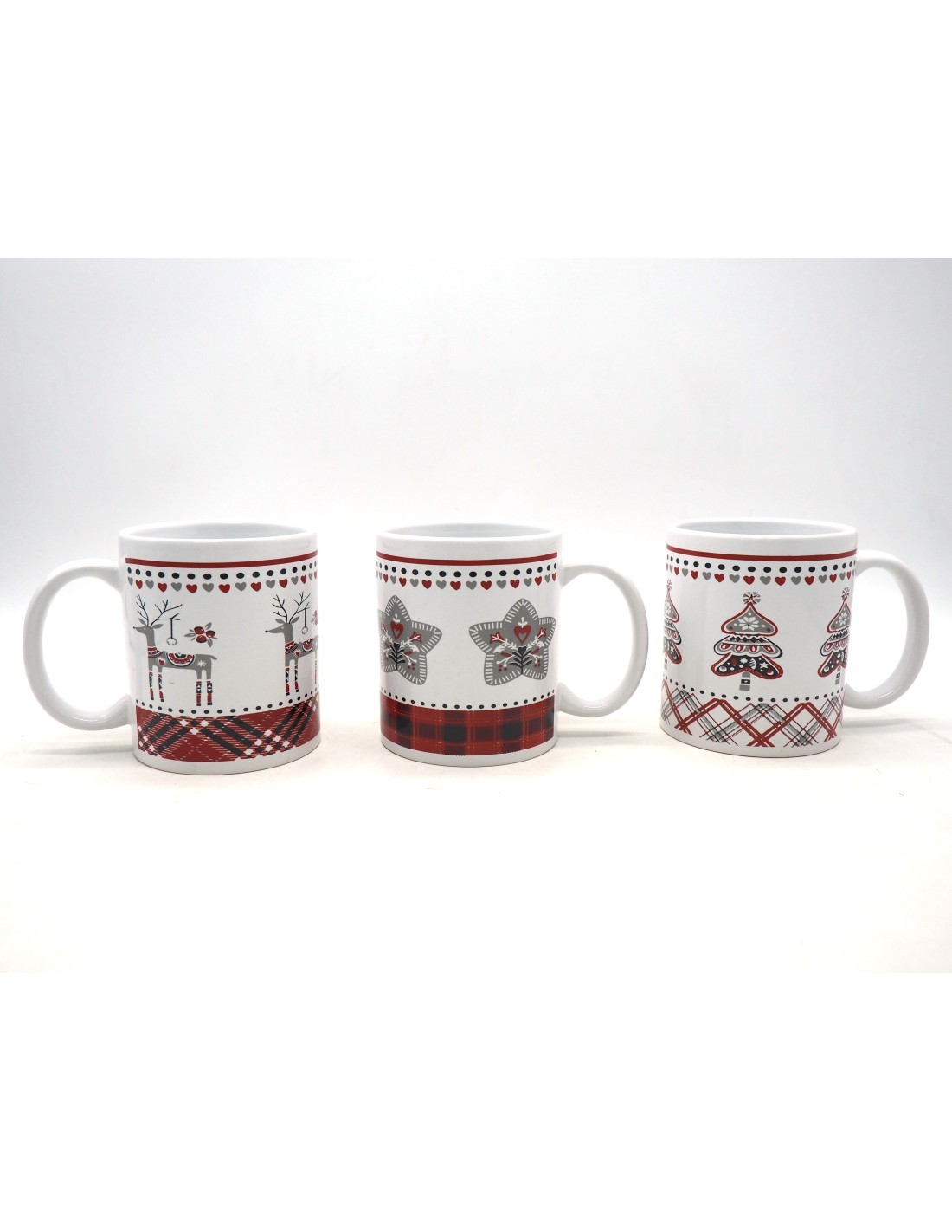 TAZZA MUG DECORO NATALIZIO 9,5X12CM ASSORTITO su TreG Ingrosso