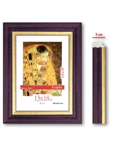 CORNICE GANDHI 13X18 CM IN LEGNO LUPIA su TreG Ingrosso 2