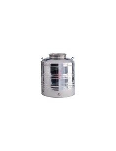 BIDONE IN ACCIAIO INOX 20 LT CON PREDISPOSIZIONE su TreG Ingrosso