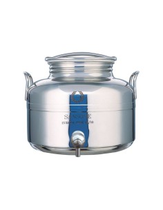BIDONE EUROPA IN ACCIAIO INOX 5 LT CON RUBINETTO su TreG Ingrosso