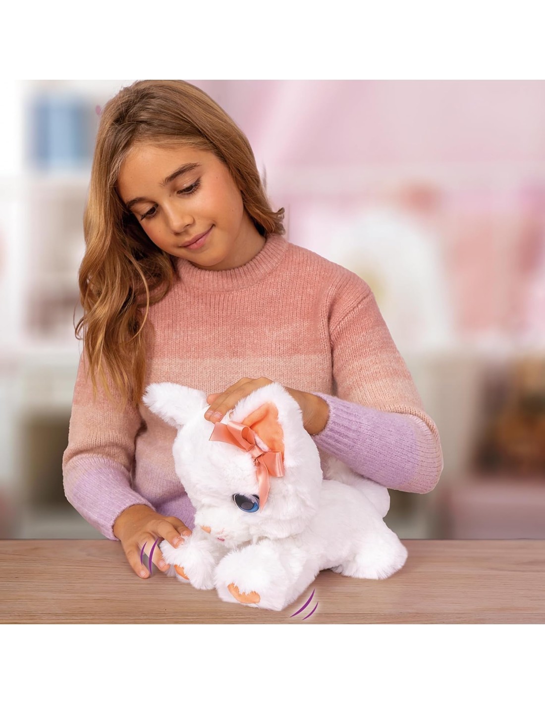 Club Petz Bella, Feature Plush Gatto Peluche, Suoni e Funzioni, Giocattolo per Bambini +3 Anni