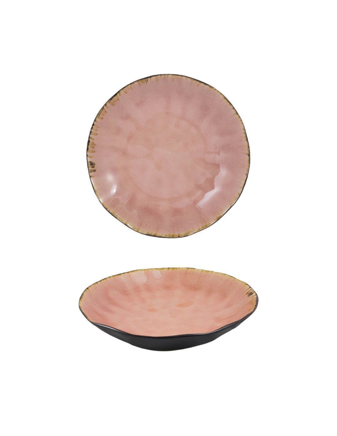 PIATTO FONDO 56310 ROSA 23CM