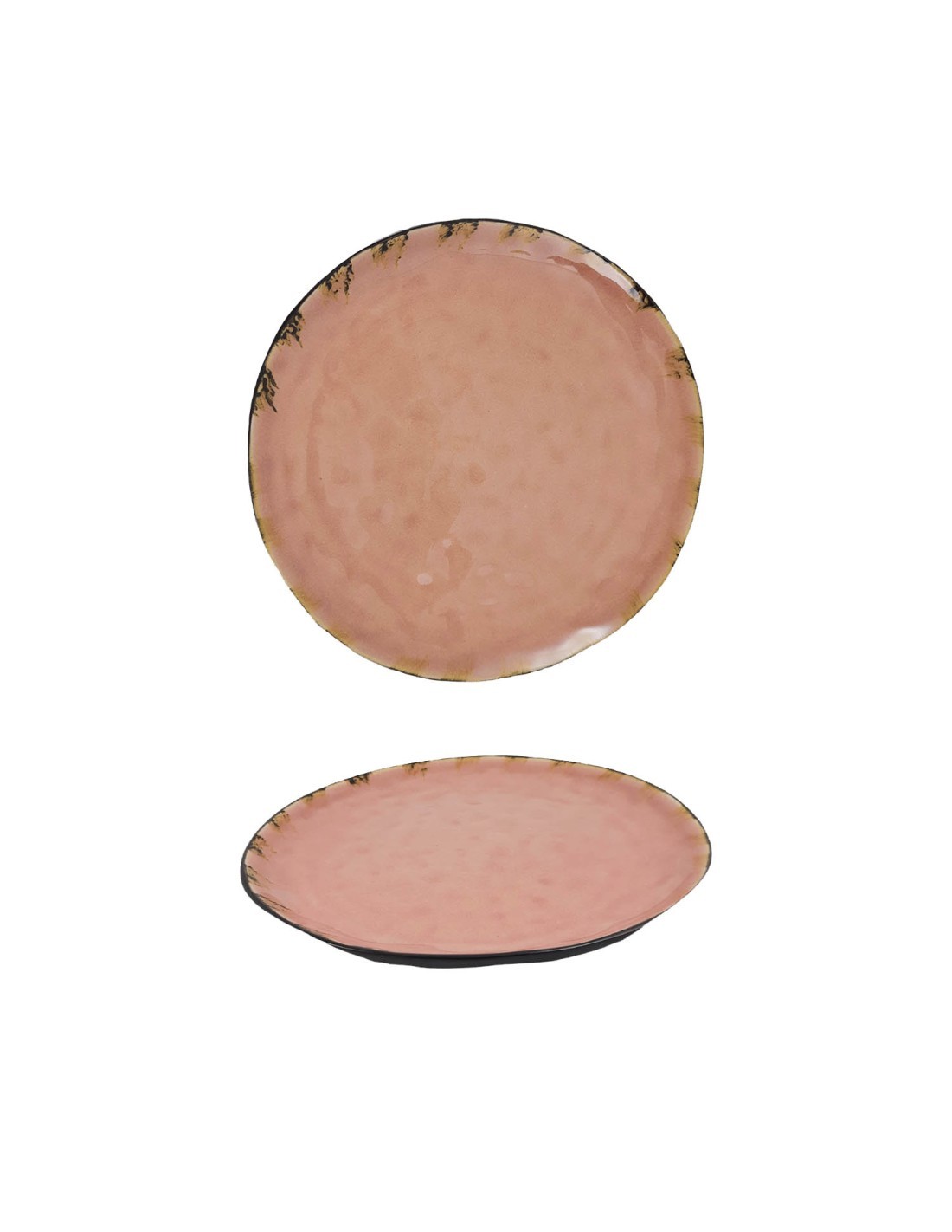 PIATTO FRUTTA 56307 ROSA 21CM