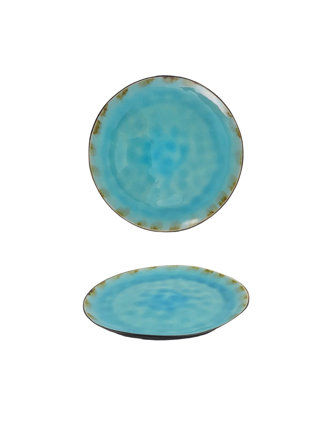 PIATTO FRUTTA 56308 AZZURRO 21CM