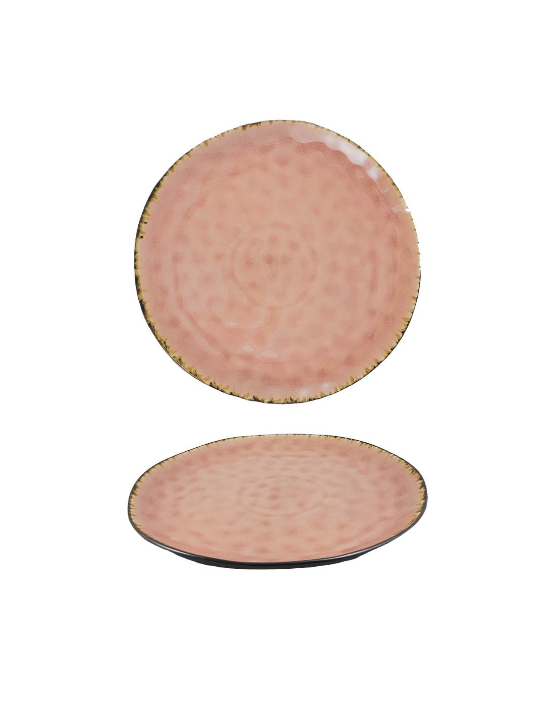 PIATTO PIANO 56304 ROSA 27CM