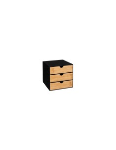 CASSETTIERA DA TAVOLO 181364 3 CASSETTI BAMBOO 25X31X25CM