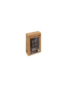Supporto con 6 tazzine Mia 10 cl in vetro trasparente